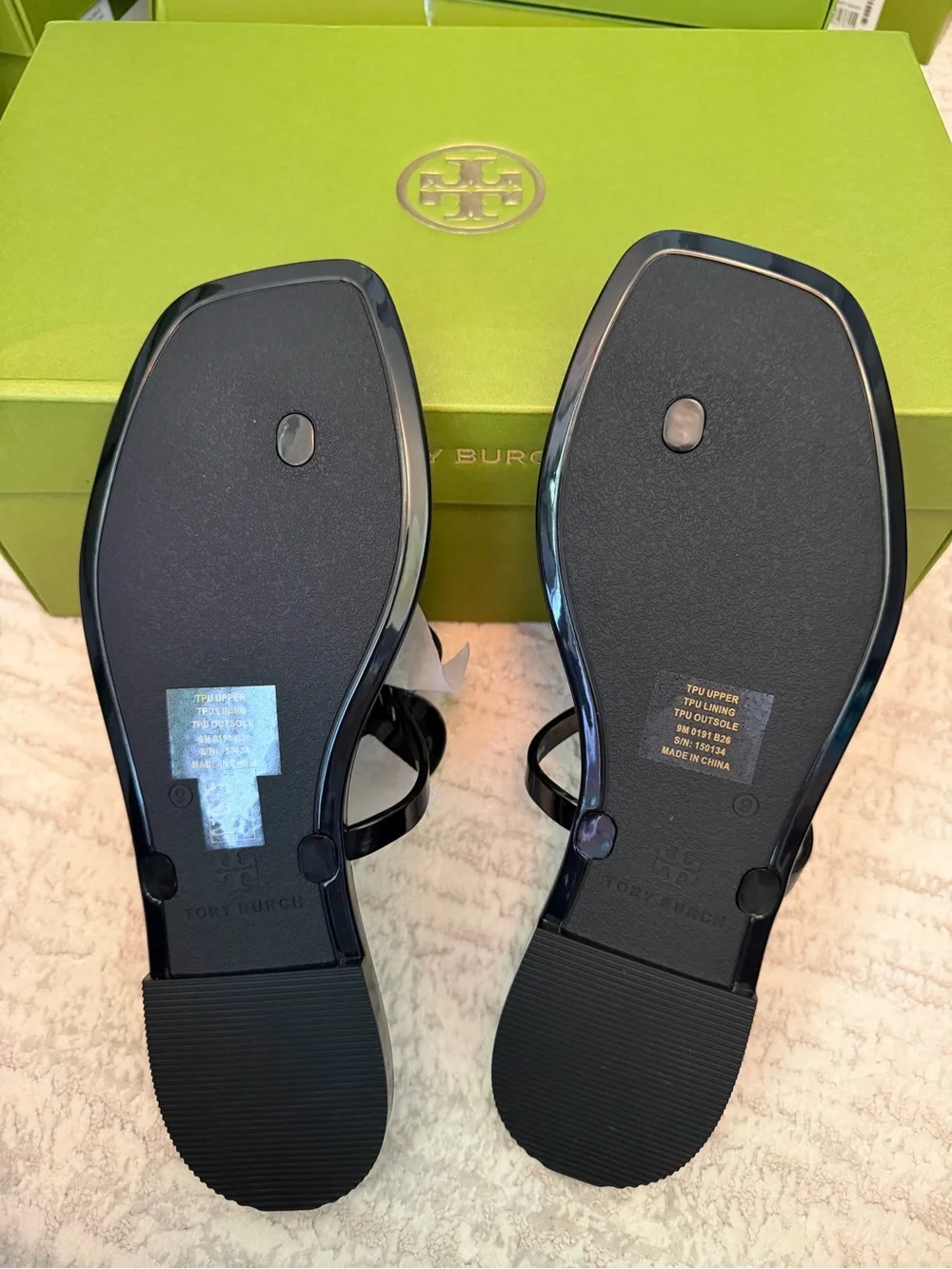 Tory Burch Floral Jelly Sandals